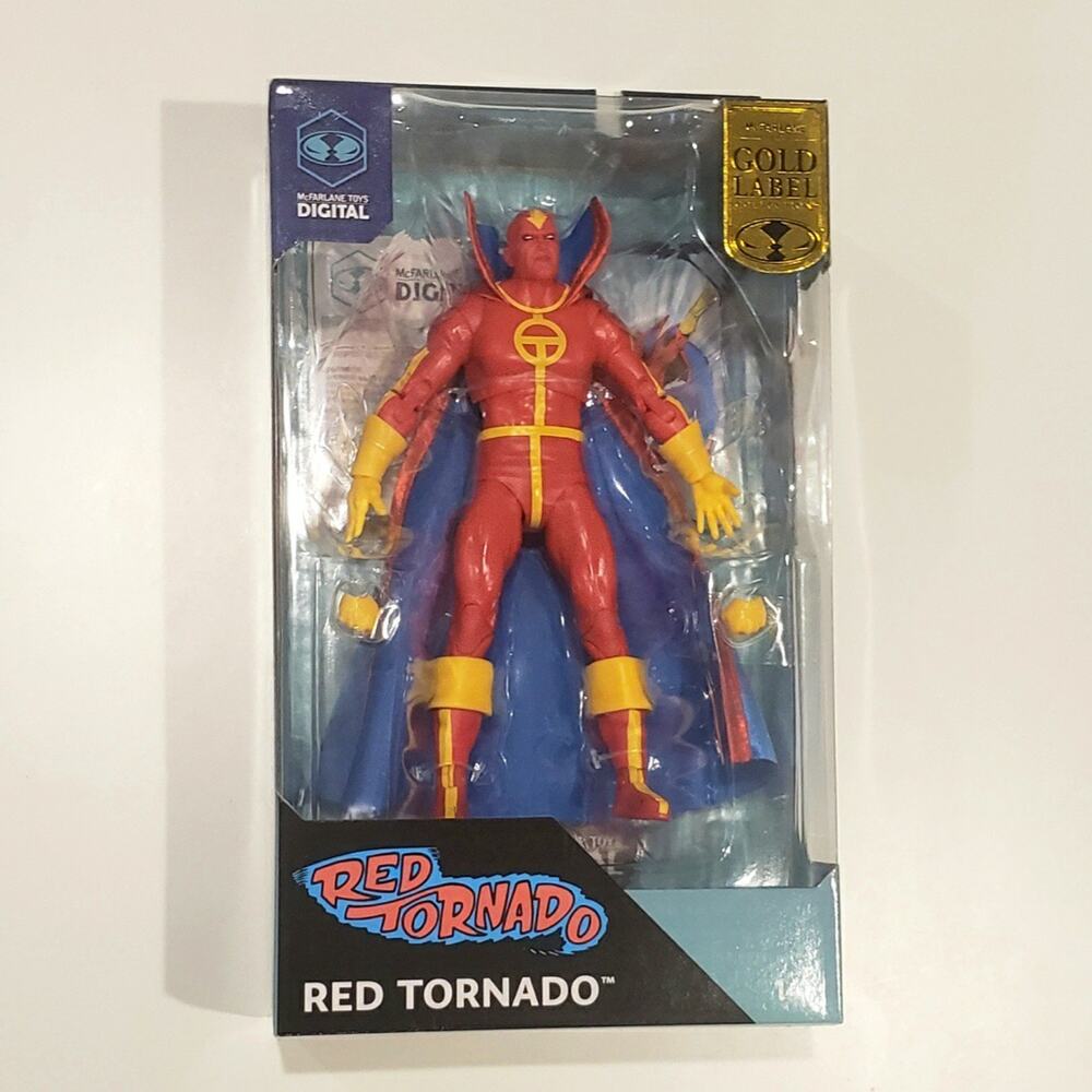 McFarlane DC Direct Digital Bronze Age Gold Label Red Tornado Figure